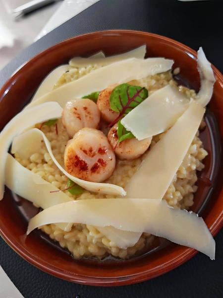 Saint Jacques risotto